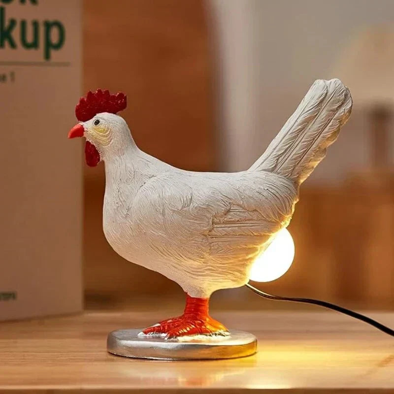 Kippen LED tafellamp