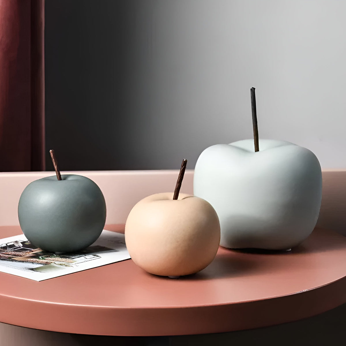 Aurea appel keramisch ornament