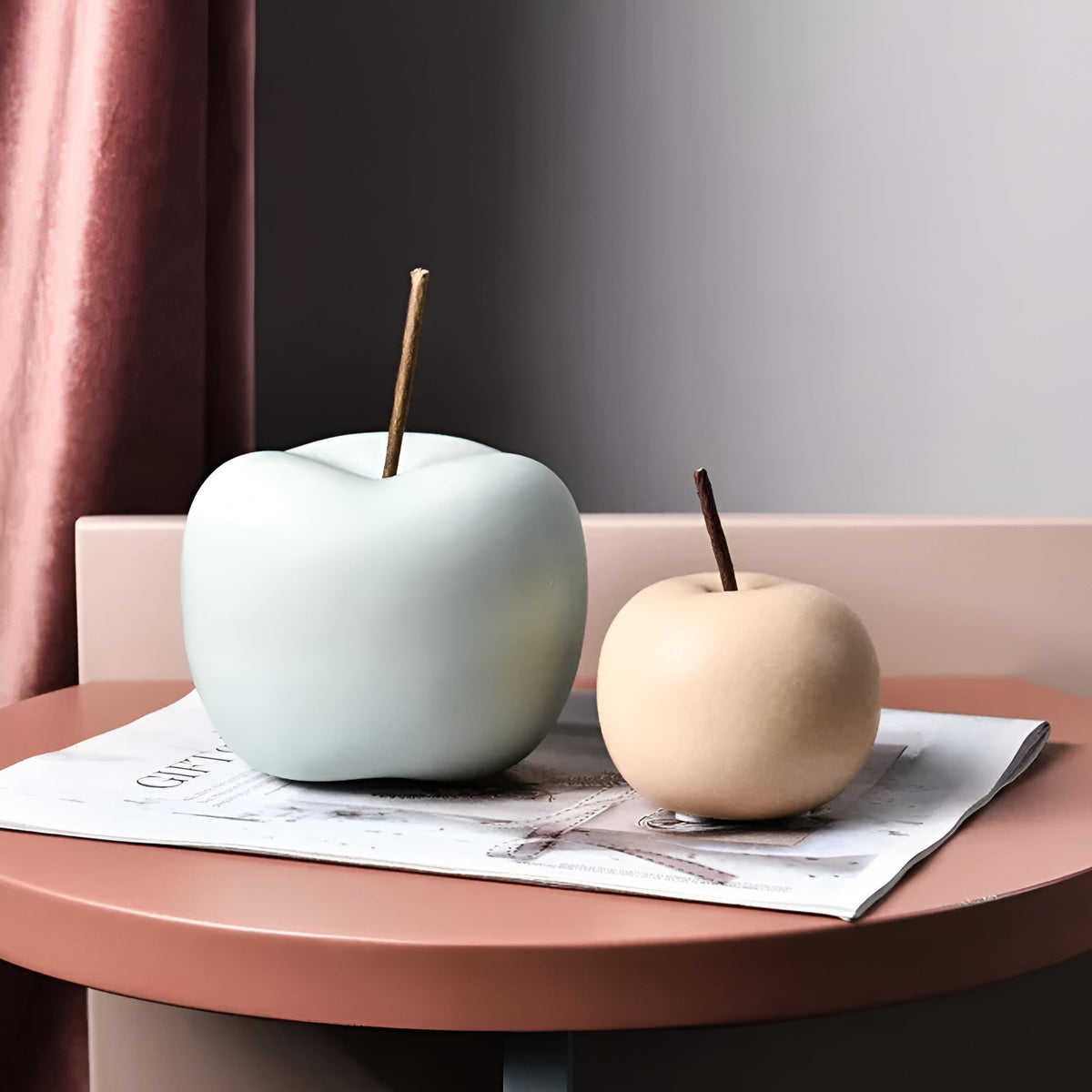 Aurea appel keramisch ornament