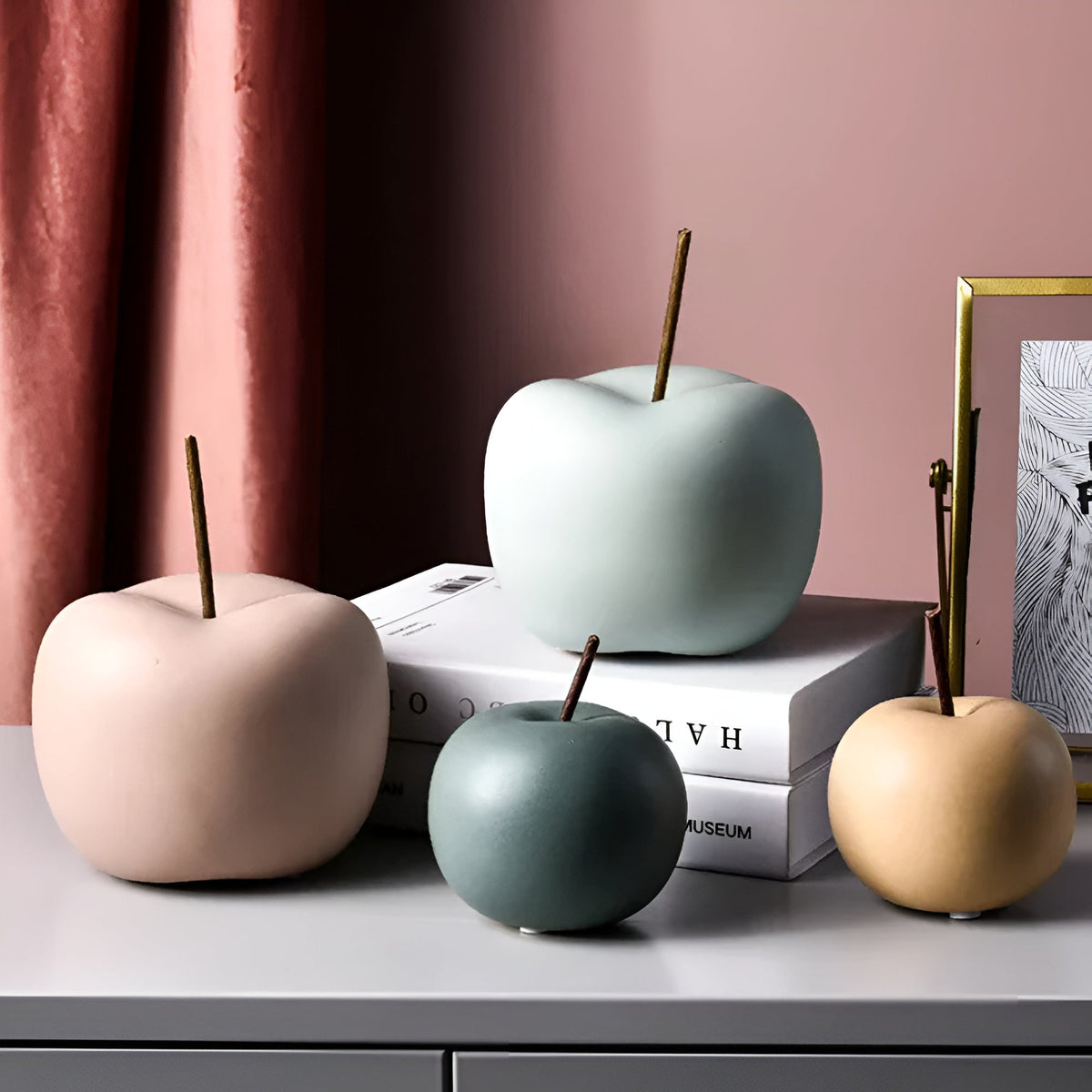 Aurea appel keramisch ornament
