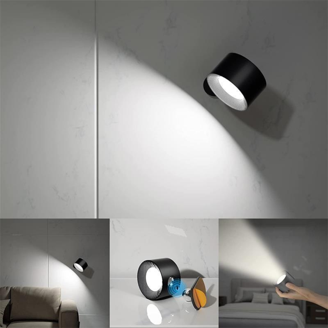 LumaSphere draadloze wandlamp