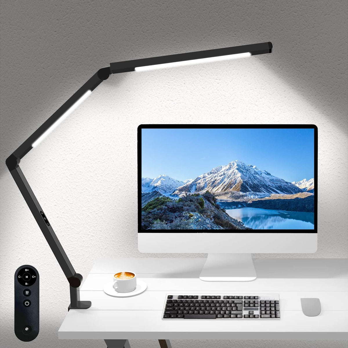 LumiFlex dubbele LED bureaulamp