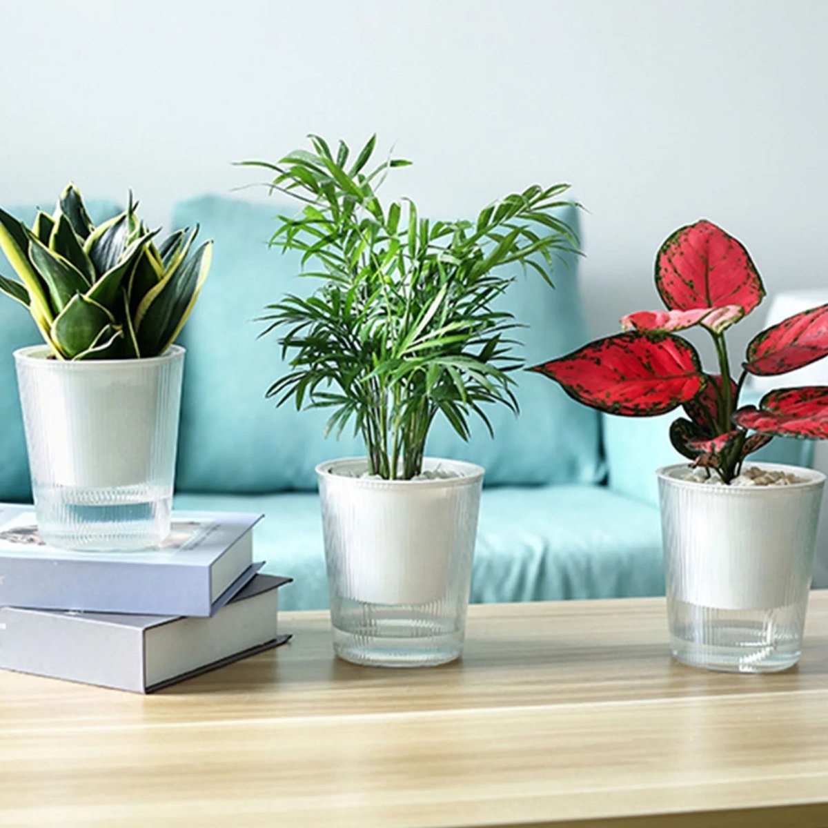 Zelfwaterende Transparante Bloempot