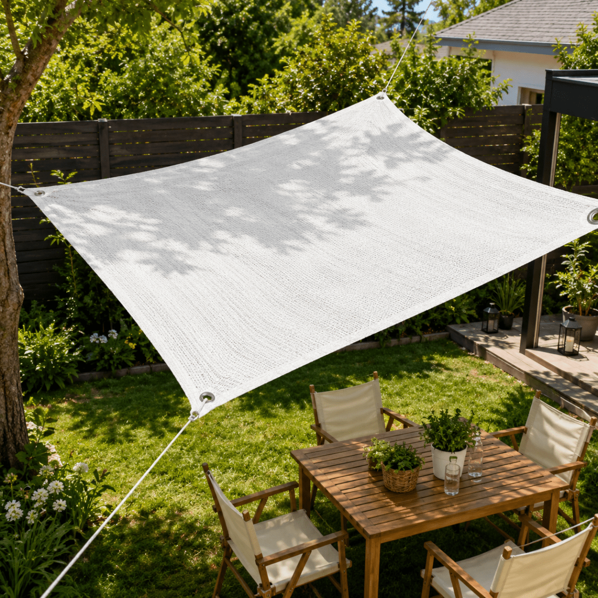 Universeel schaduwdoek voor tuin en balkon