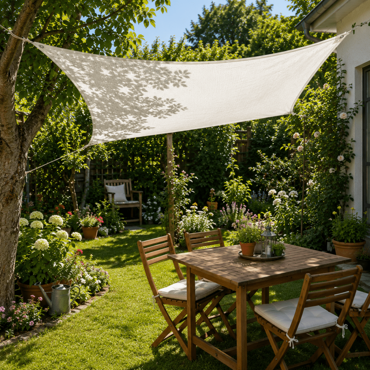 Universeel schaduwdoek voor tuin en balkon