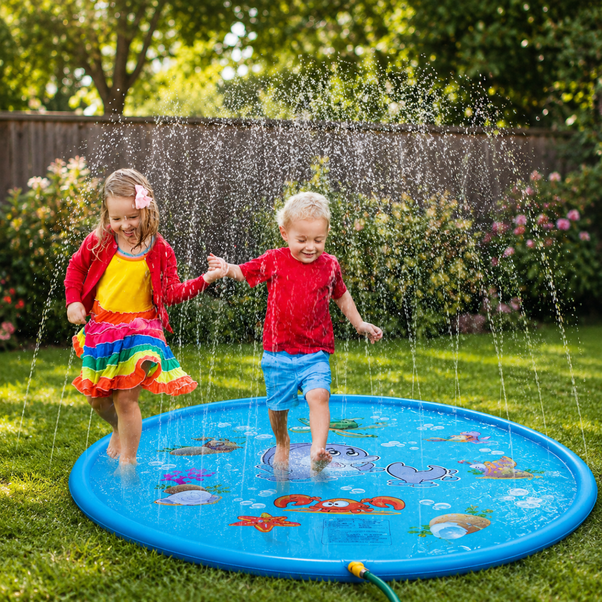 SplashCircle opblaasbare waterspeelmat