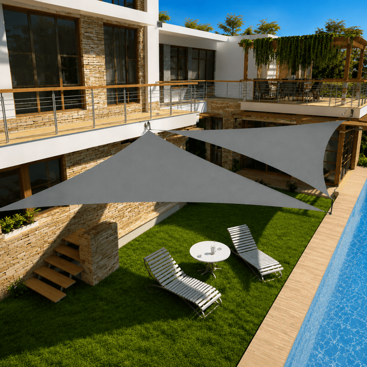 UV-beschermend zonnezeil voor tuin en terras