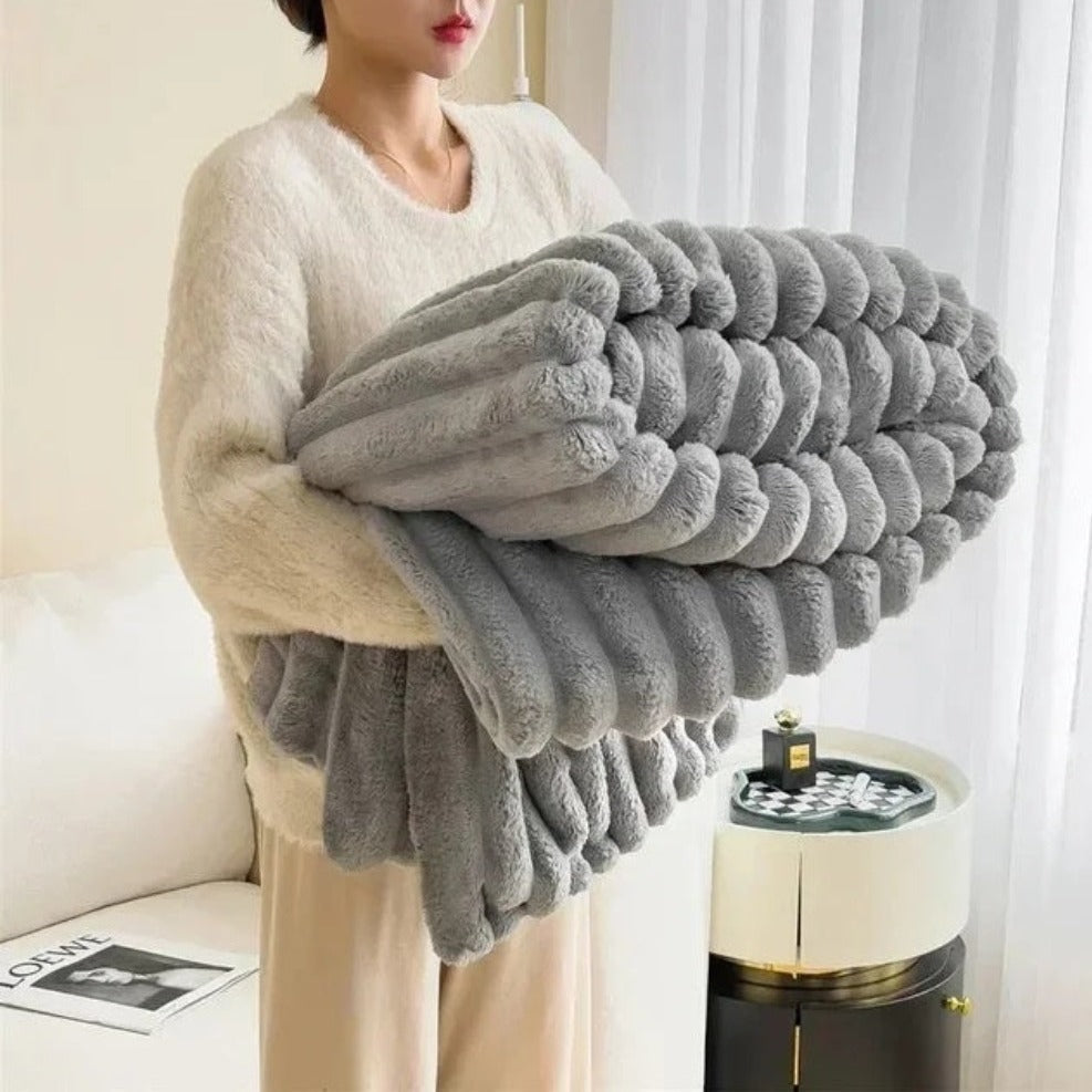 Pluche Vier-Seizoenen Fleece Deken