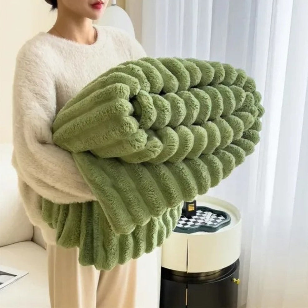 Pluche Vier-Seizoenen Fleece Deken