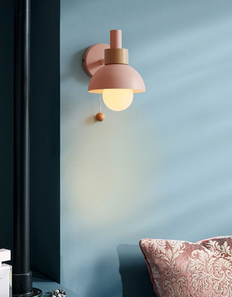 Globo wandlamp met trekschakelaar