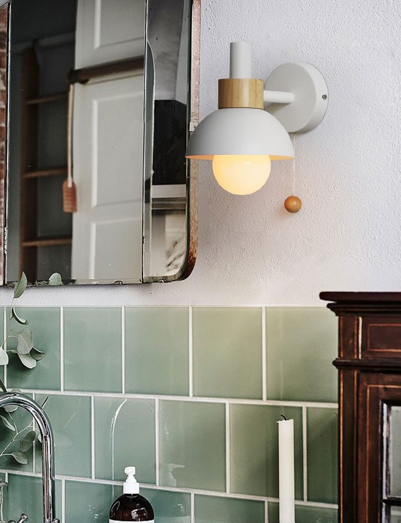 Globo wandlamp met trekschakelaar