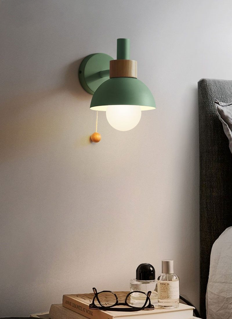 Globo wandlamp met trekschakelaar