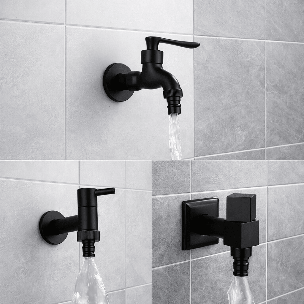 AQUAMOUNT wandgemonteerde waterkraan