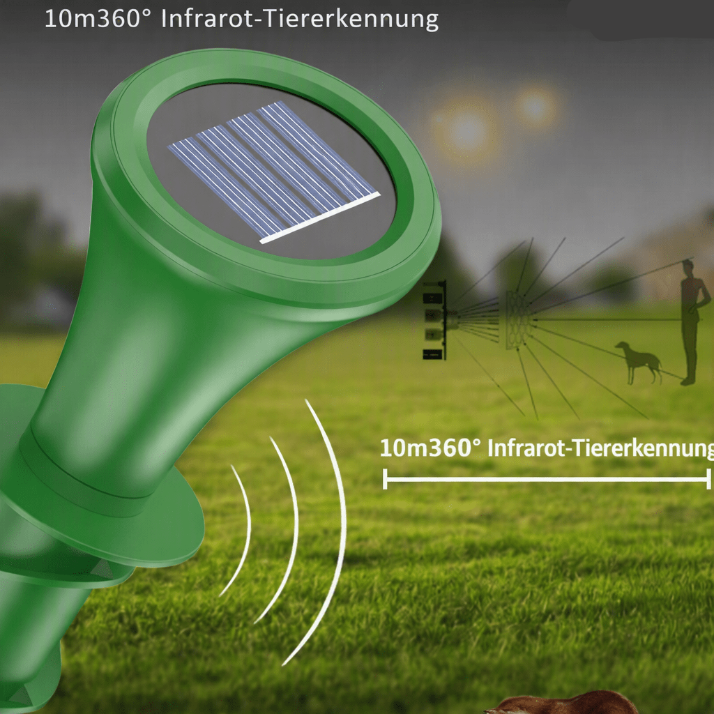 Solar Maulwurfschreck met vibratie