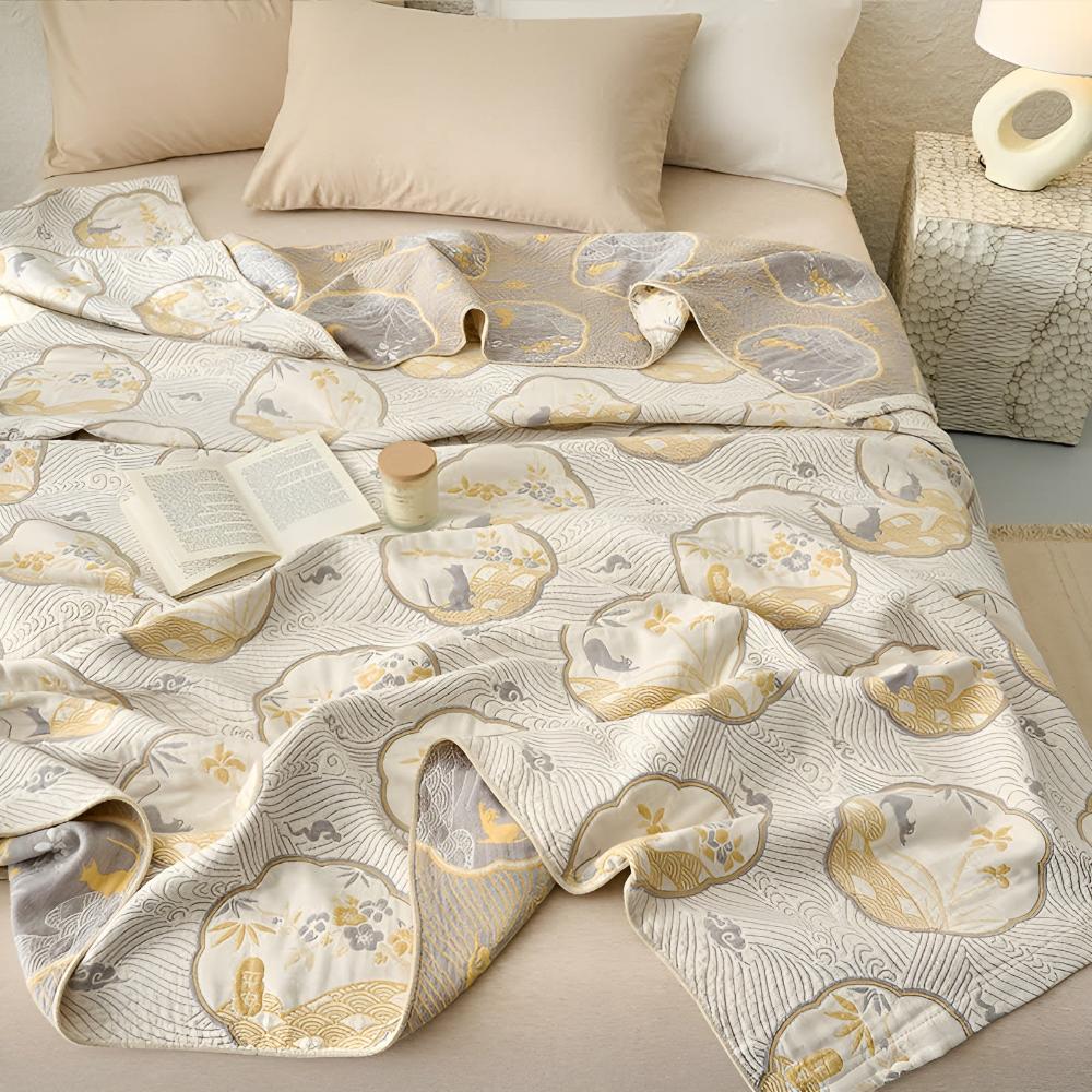 Cora Katoenmix Sprei Deken