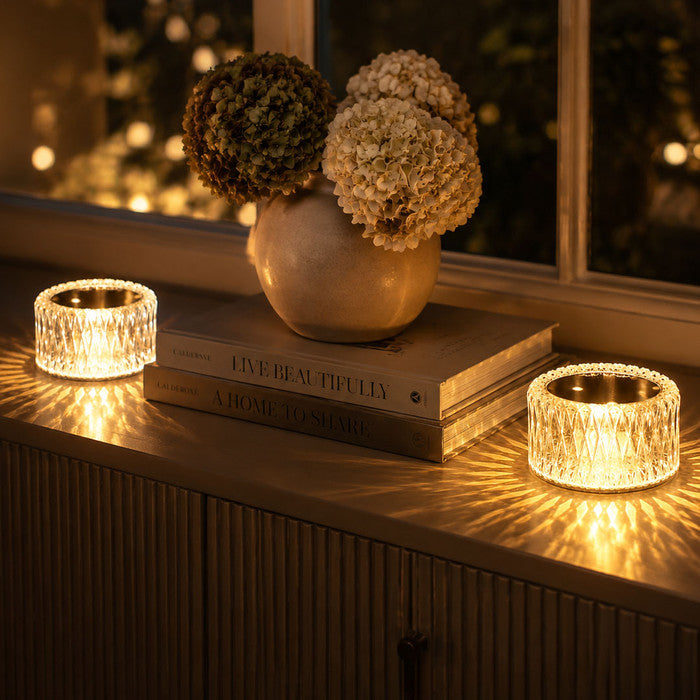 Kristallen Diamant Tafellamp