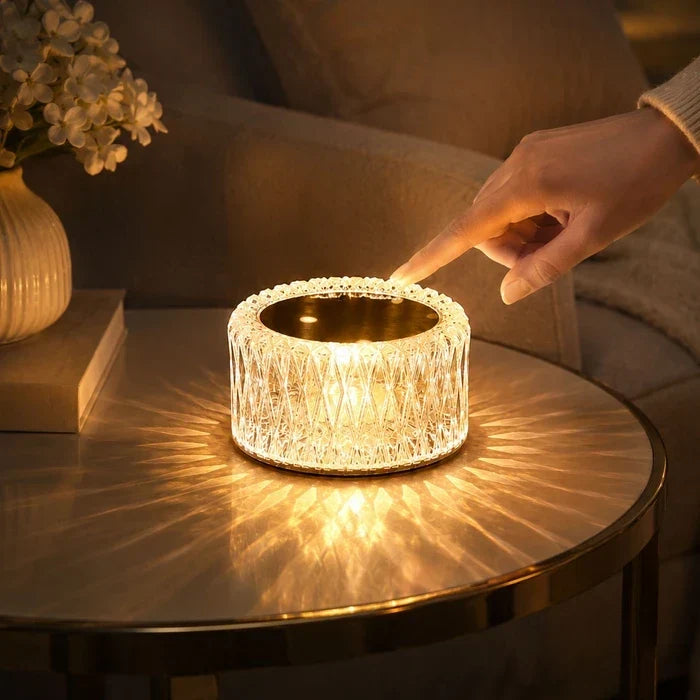 Kristallen Diamant Tafellamp