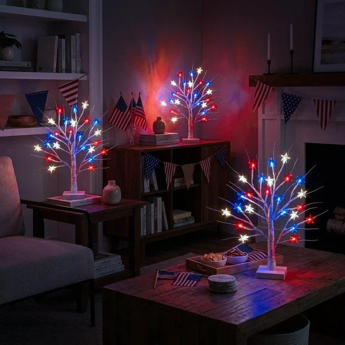 Berkenboom decoratieve tafellamp