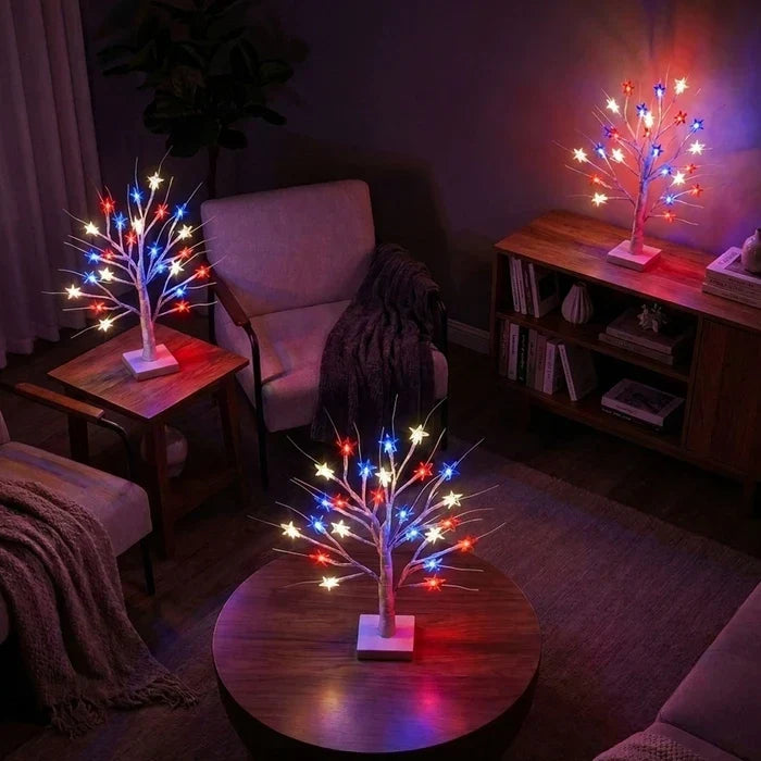Berkenboom decoratieve tafellamp