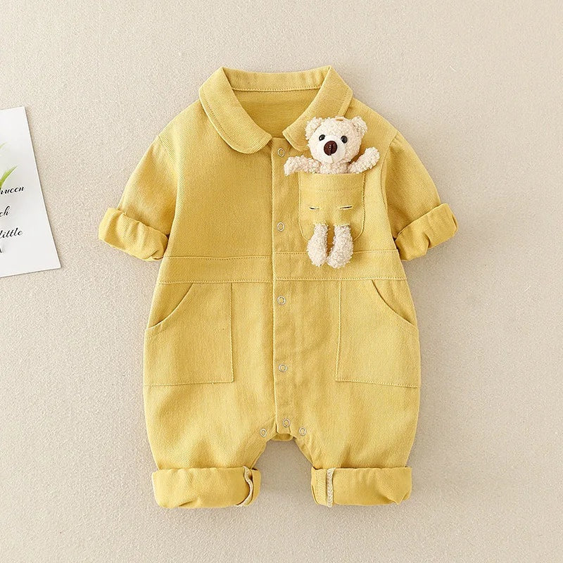 Baby denim jumpsuit