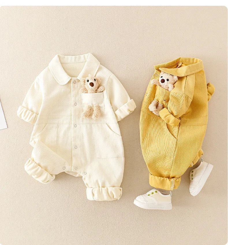 Baby denim jumpsuit