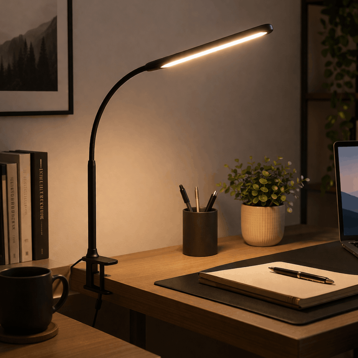 LED Bureaulamp met USB-aansluiting