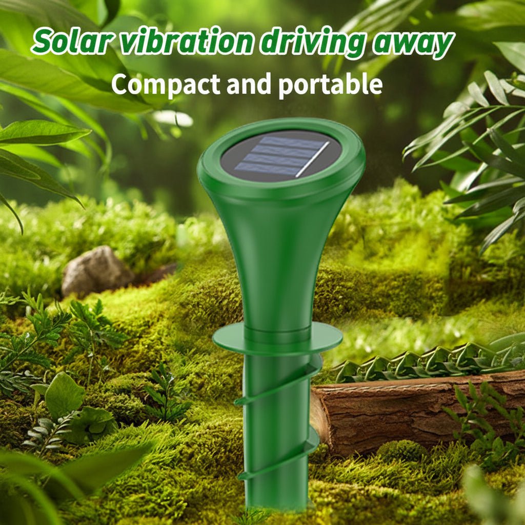 Solar Maulwurfschreck met vibratie