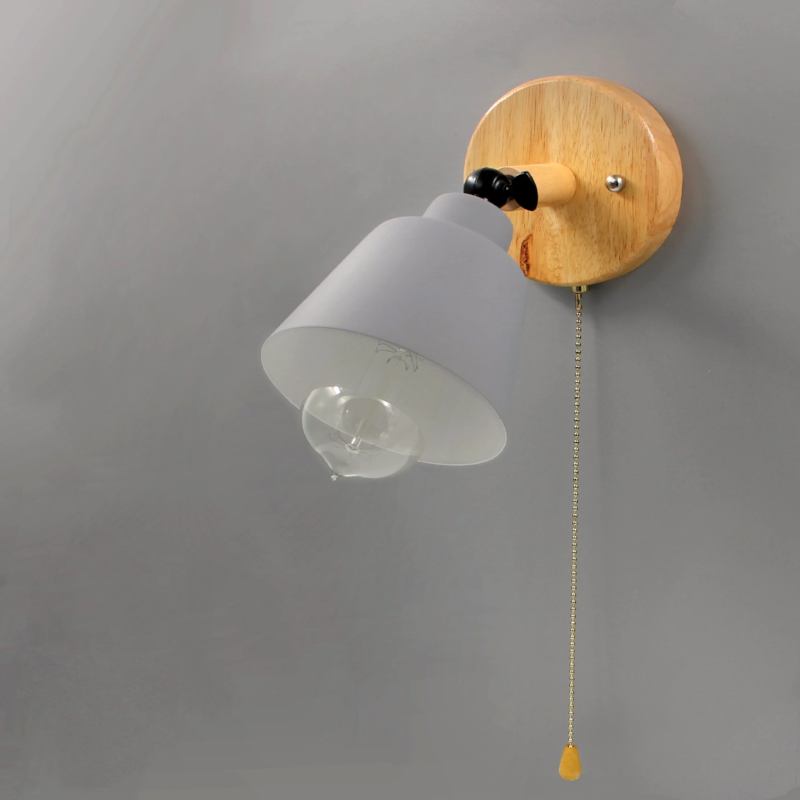 Devon wandlamp met trekschakelaar