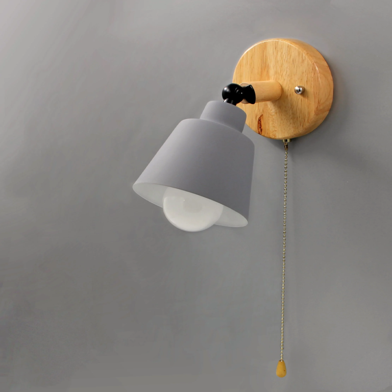 Devon wandlamp met trekschakelaar