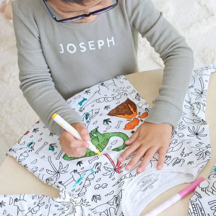 Inkleurbare Kinder Pyjama