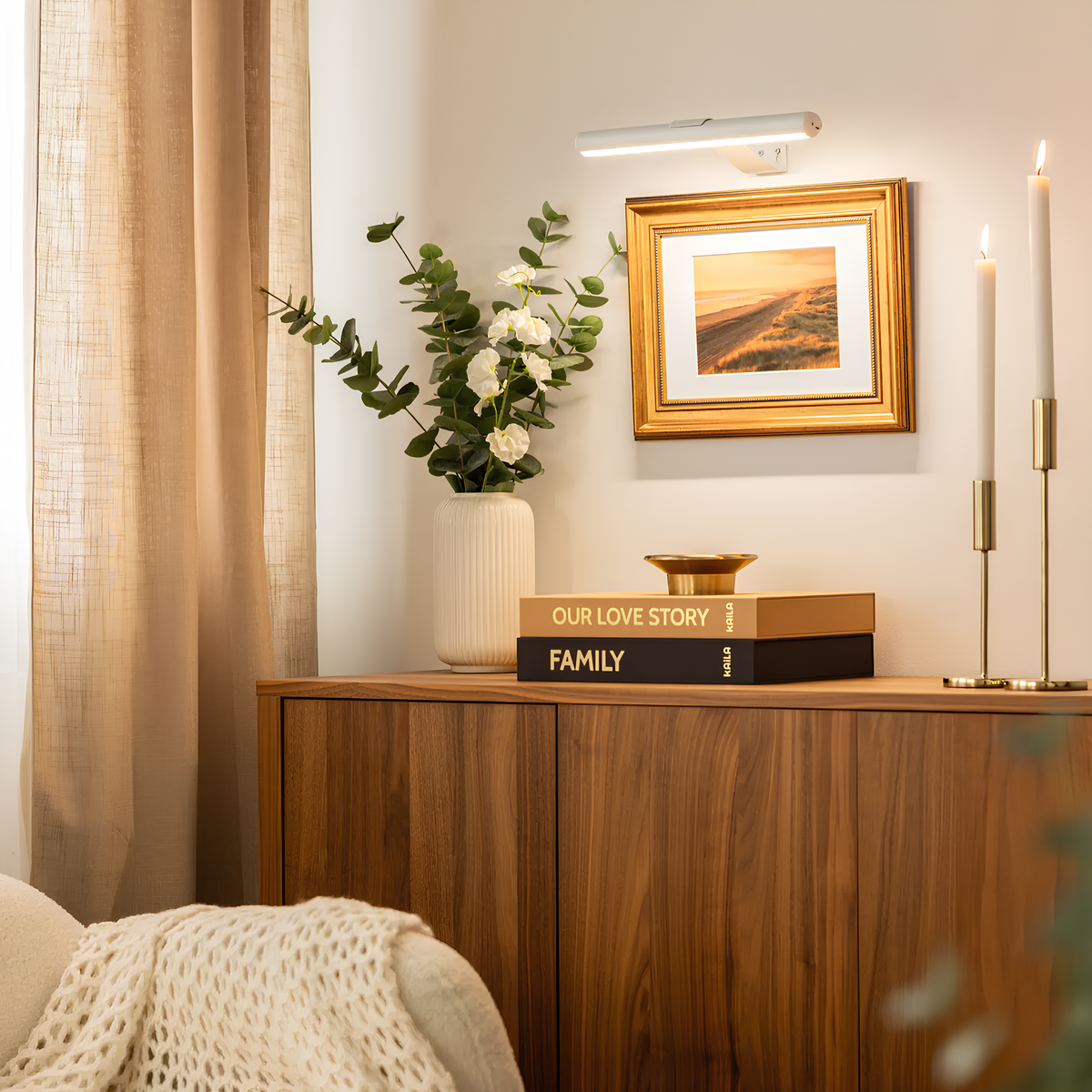 ArtGlow draadloze wandlamp