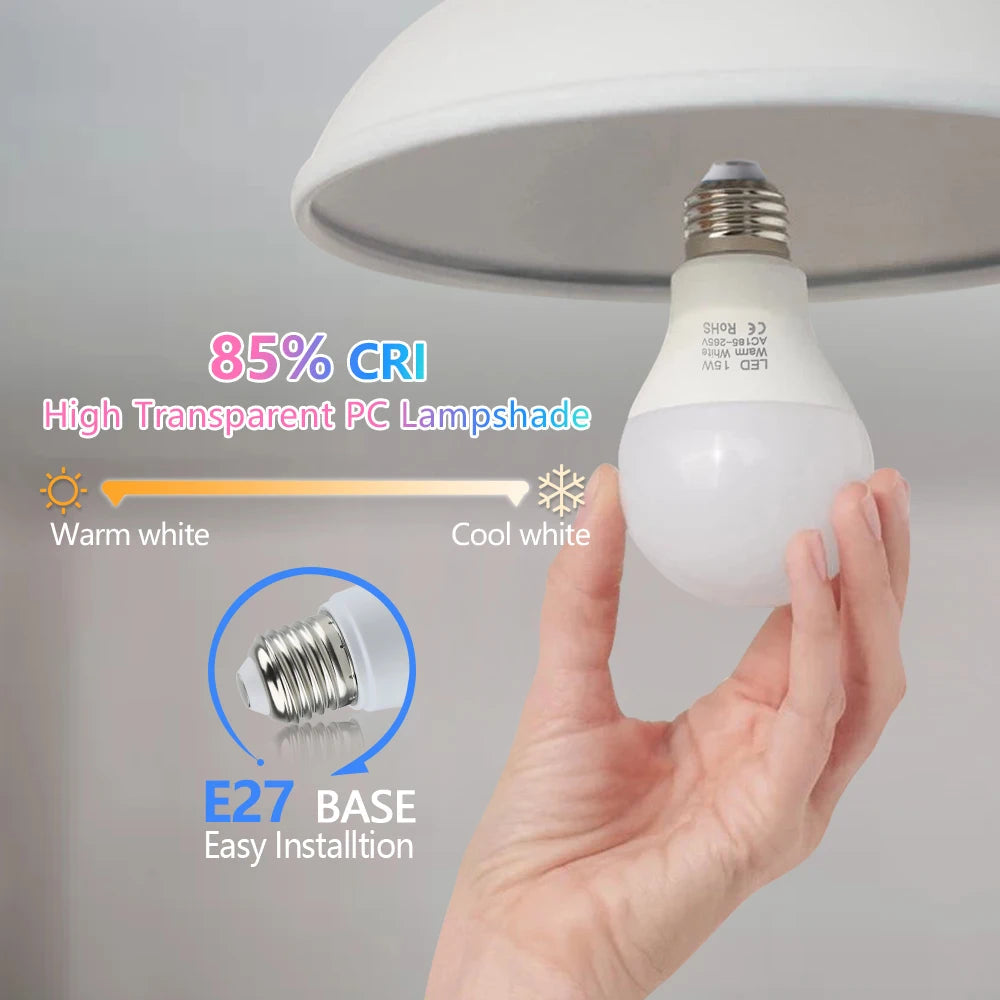 E27 LED Lamp Warm Wit