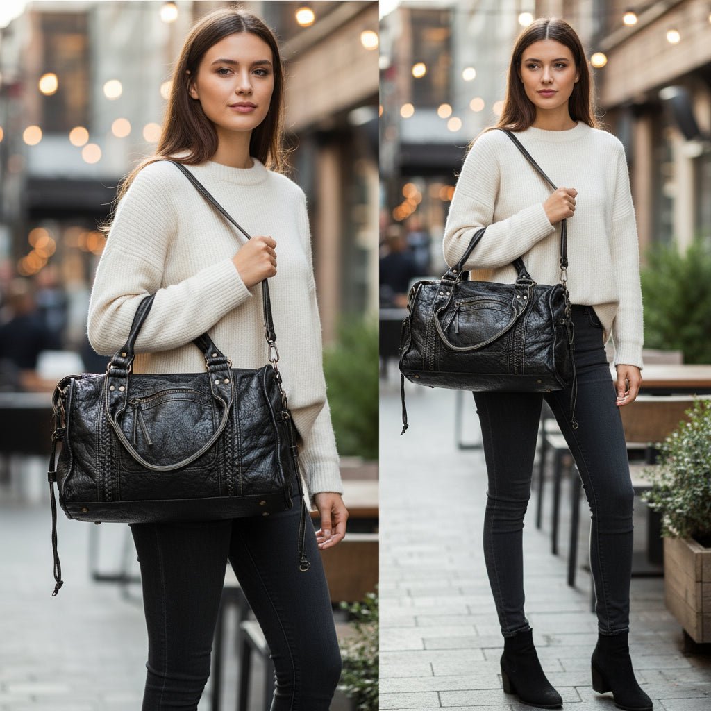 Trendige PU-leren handtas