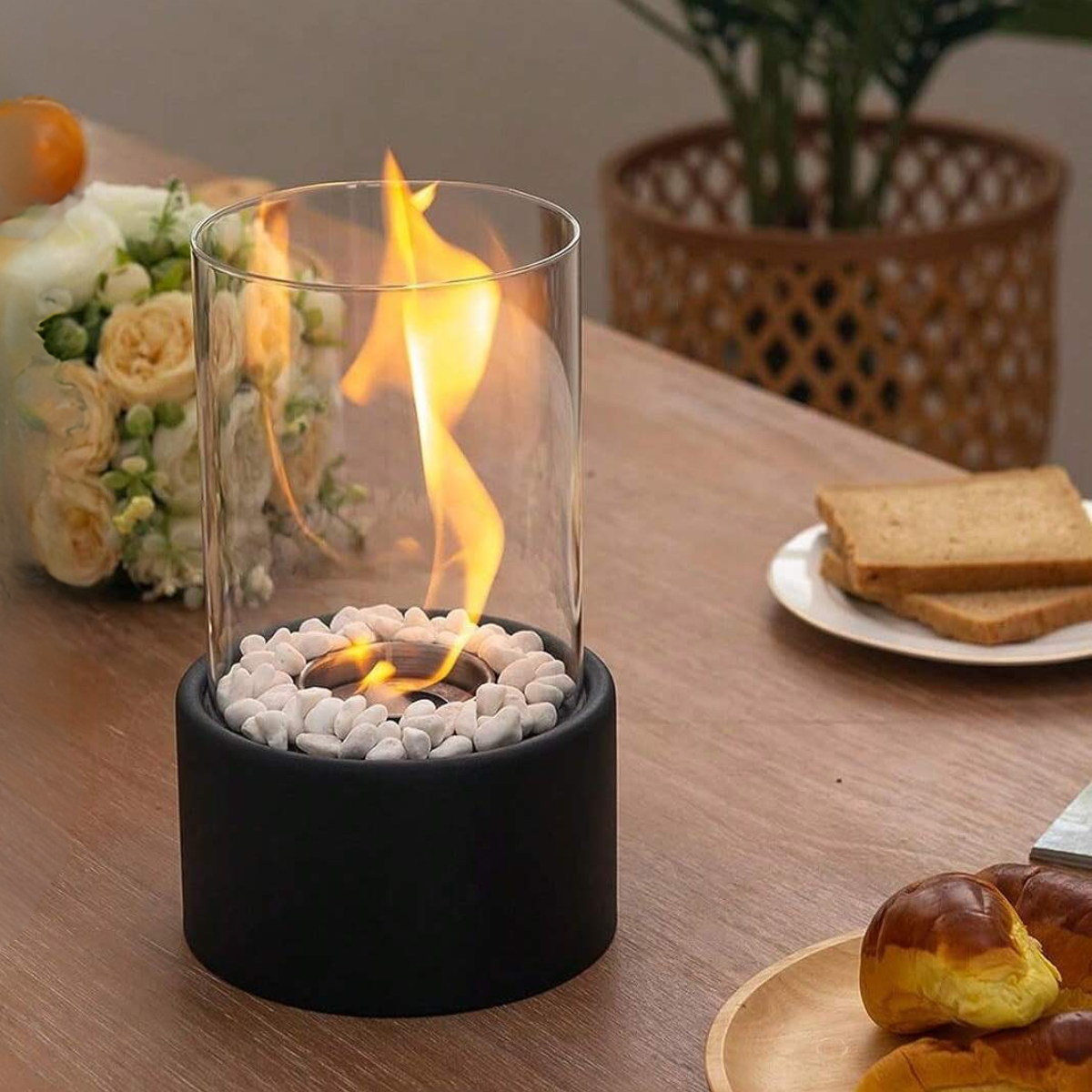 Elegante Glazen Olielamp