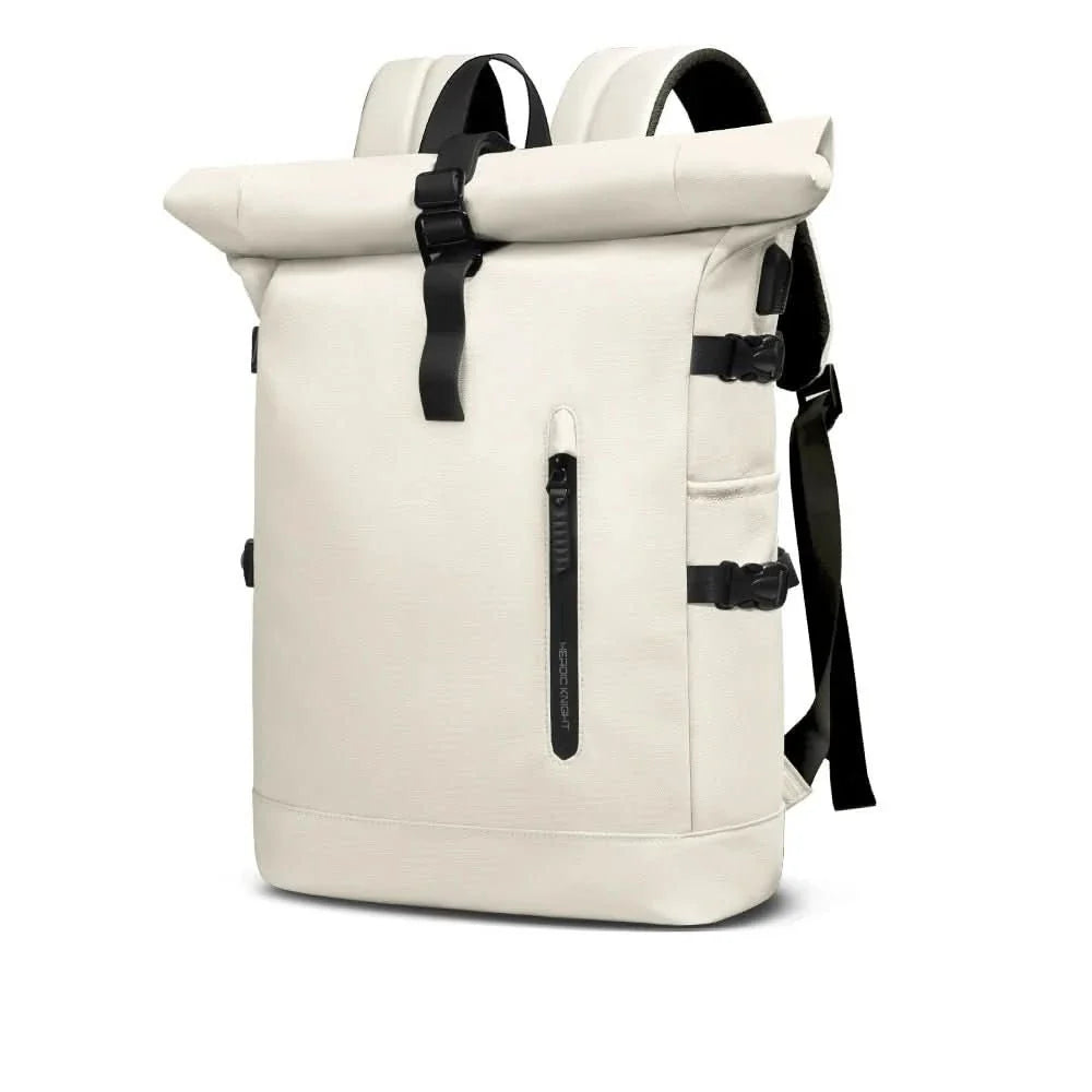Rolltop waterdichte laptop rugzak