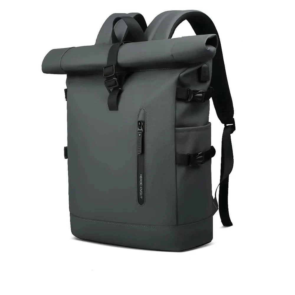 Rolltop waterdichte laptop rugzak