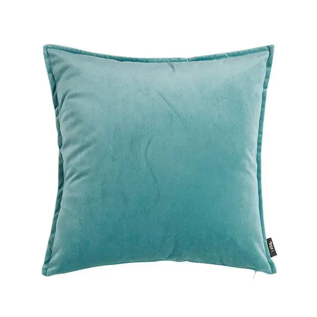 Luxe Fluwelen Kussenhoes Met Flanellen Rand
