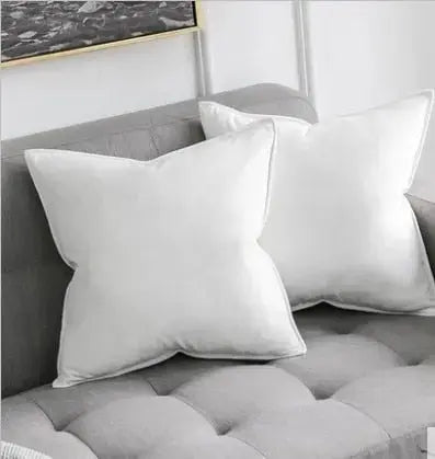 Luxe Fluwelen Kussenhoes Met Flanellen Rand