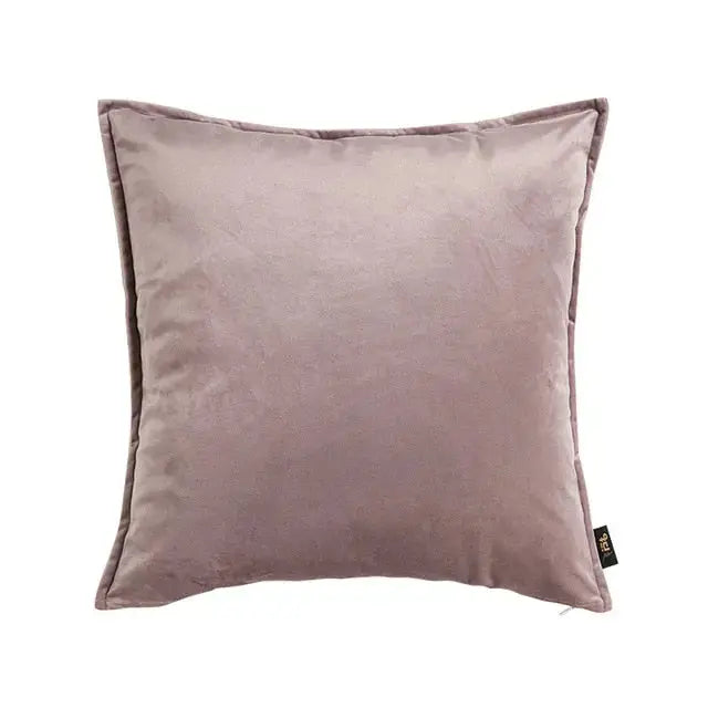 Luxe Fluwelen Kussenhoes Met Flanellen Rand