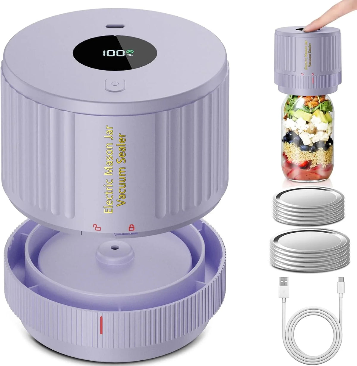 Elektrische Vacuümsealer voor Weckpotten