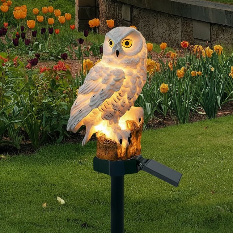 EcoOwl decoratieve solar uil tuinverlichting