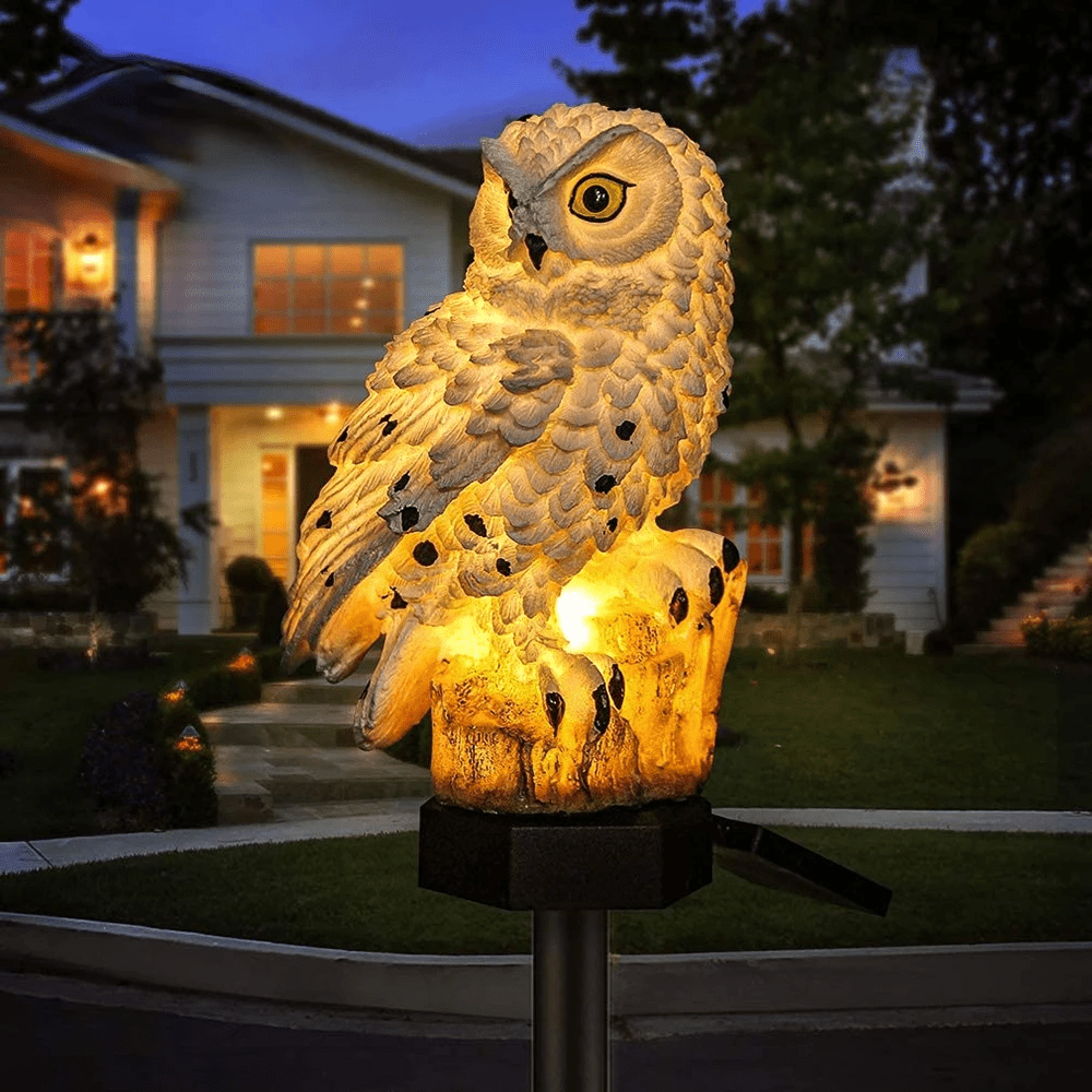 EcoOwl decoratieve solar uil tuinverlichting