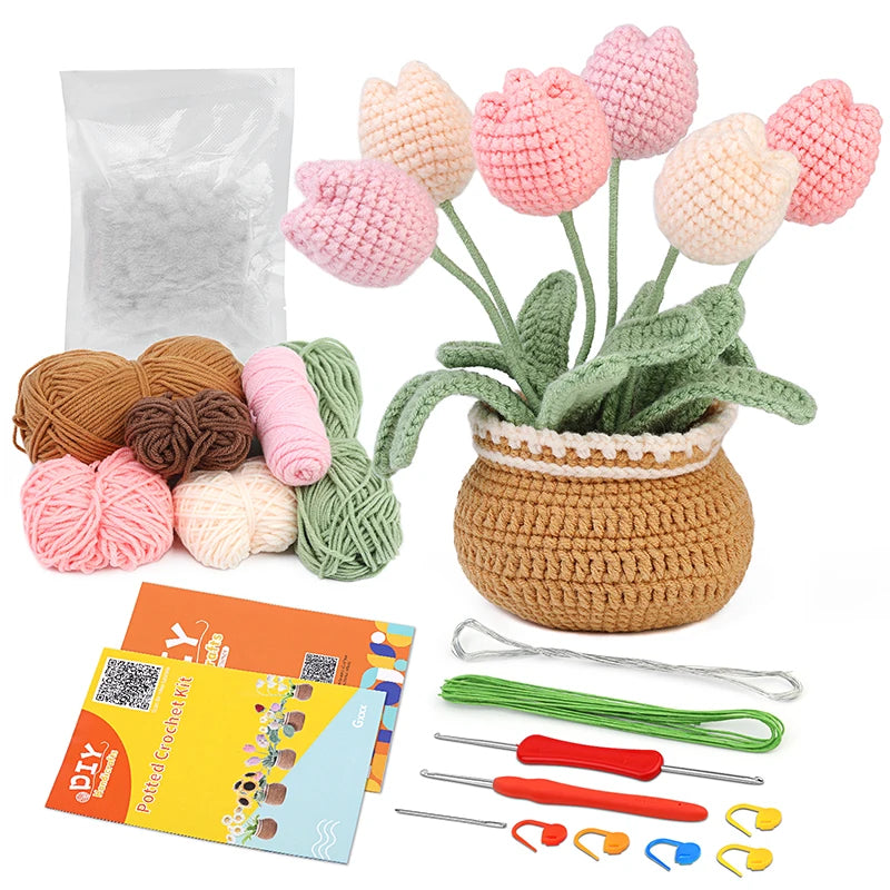 DIY Bloemen Haakset voor Beginners