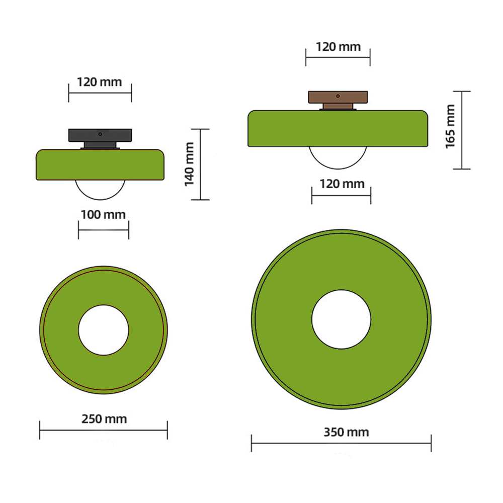 Ronde Dimbare LED Plafondlamp
