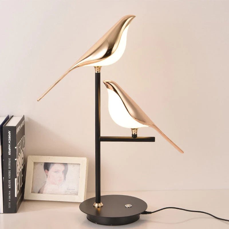 Gouden Vogel LED-wandlamp