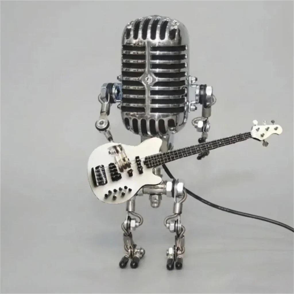 Robot Tafellamp met Gitaar