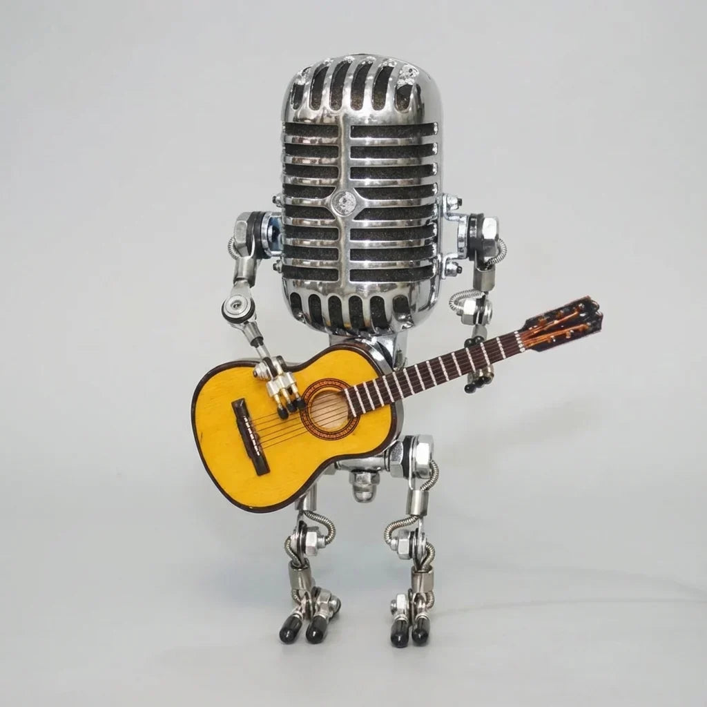 Robot Tafellamp met Gitaar