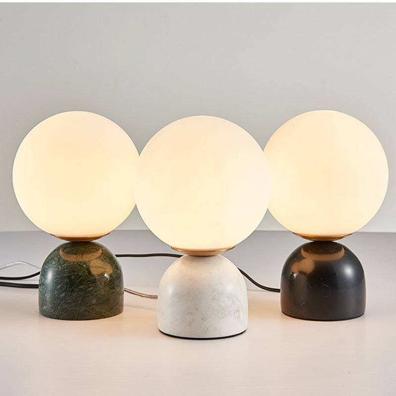 Marbela luxe marmeren tafellamp