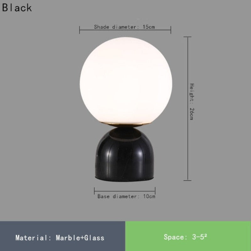 Marbela luxe marmeren tafellamp