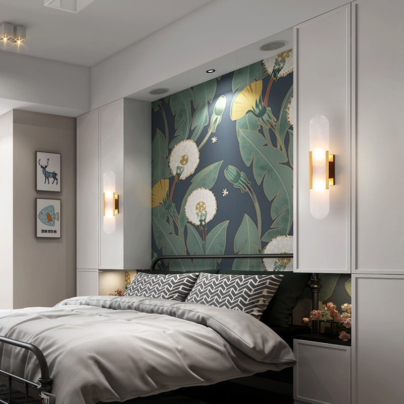 Luxe Marmeren LED Wandlamp